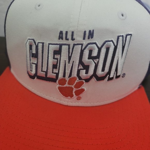 Nike ‎ Pro 1 Size Clemson Tigers Adjustable Snapback Hat - Picture 2 of 8